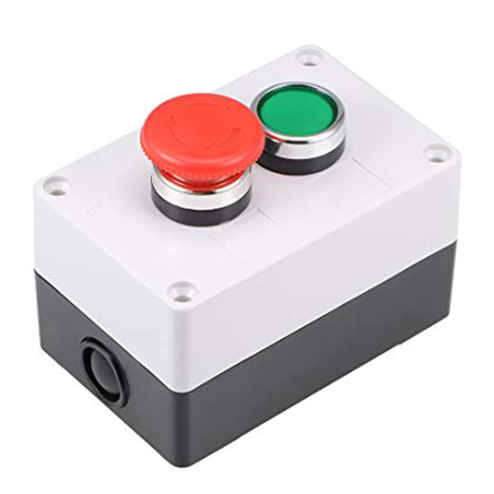Compact Electrical Control Box Circuit Breaker E-Stop Switch 110 X 72 X 90mm Control Box Compact Design Operational Safety