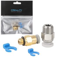 Creality PC4-M6 and PC4-M10 Pneumatic Fitting Bowden Tube Coupler for 3D Printer Bowden Extruder of Ender 3/3 Pro/3 V2/3 Max neo