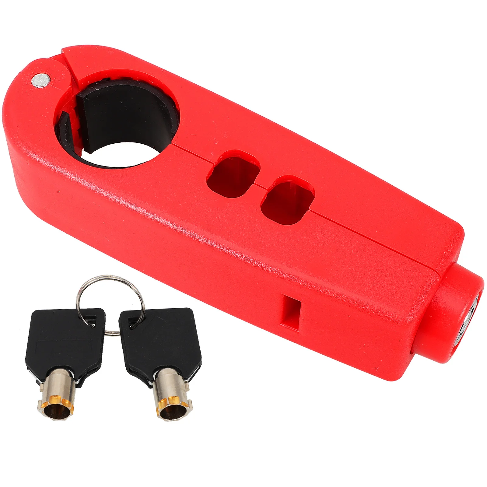 

Motorcycle Handlebar Lock Sturdy Lightweight Security For Bike Brake Throttle Anti-Theft Compact Durable Motorbike Accessory