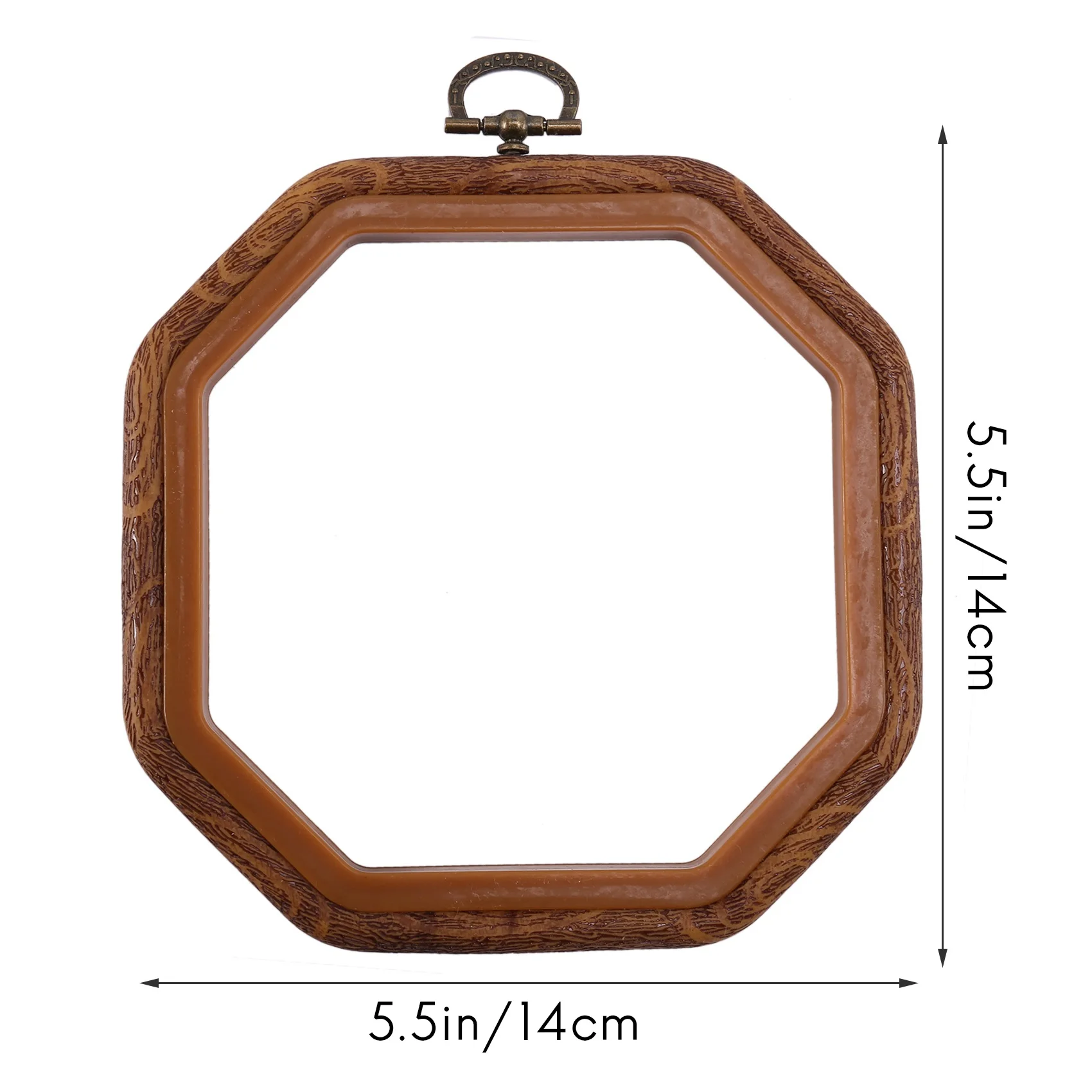 

A32P_4PCS восьмиугольные пяльцы для вышивания, набор пялец для вышивки крестом из искусственного дерева, рамка для художественного ремесла, удобное шитье и подвешивание