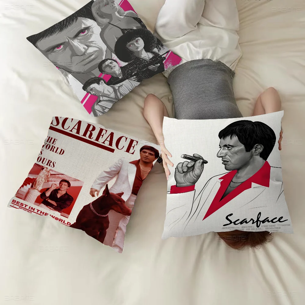 

Scarface The World Is Yours Pillow Cover Design Cushion Cover Decor Holiday Decorati