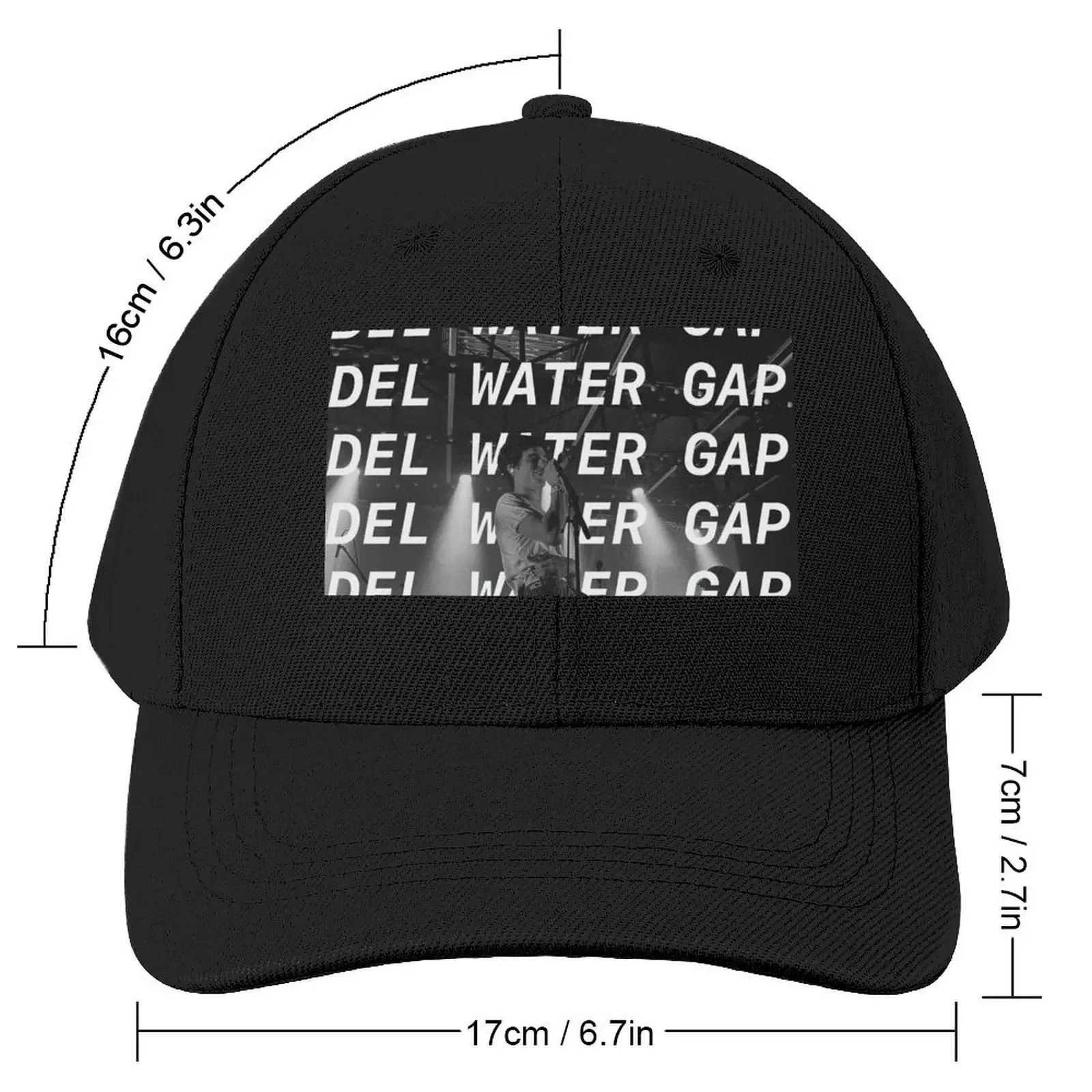 del water gap poster Baseball Cap Hip Hop Horse Hat Snapback Cap Golf Hat Women's Beach Outlet 2025 Men's