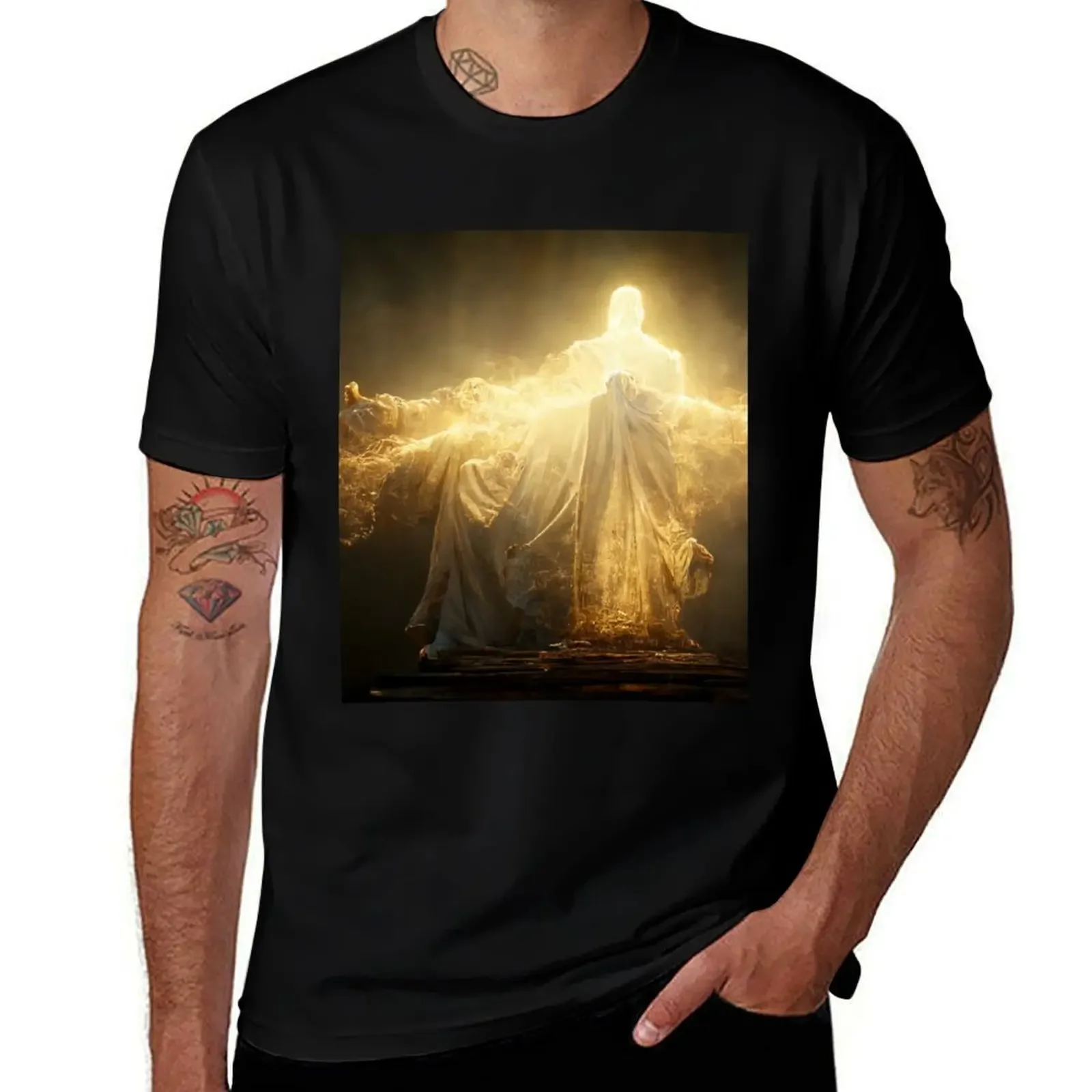 

Transfiguration of Christ T-Shirt anime tshirt blacks mens graphic t-shirts funny