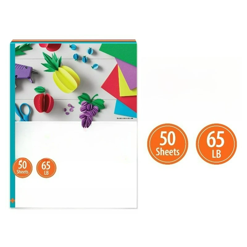 Assorted Primary Card Stock, 8.5