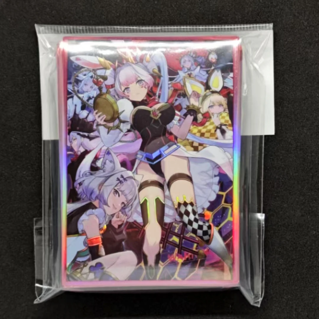 rainbow card sleeves Holographic Rainbow Sleeves, 61 x 91mm (Double Sleeve) main image 0