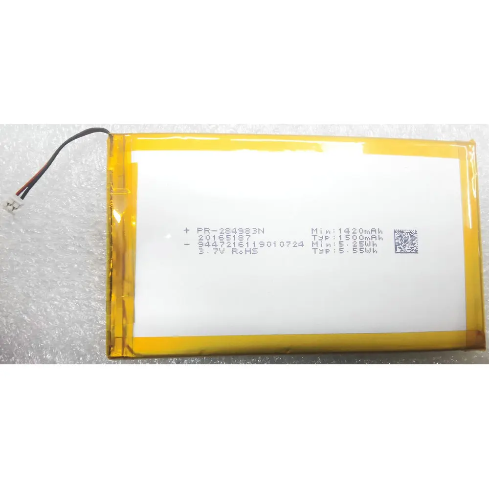 3.7V 1420mAh New PR-284983N  Replacement Battery For Acer Kobo Aura N514 PR-285083 Accumulator