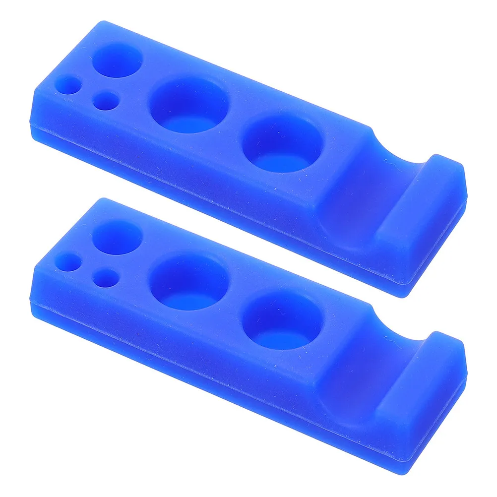 

2Pcs Silicone Tattoo Pigment Cup Holder Stable Ink Cup Organizer Stand Microblading Pen Storage Efficient Workspace Ink Holder