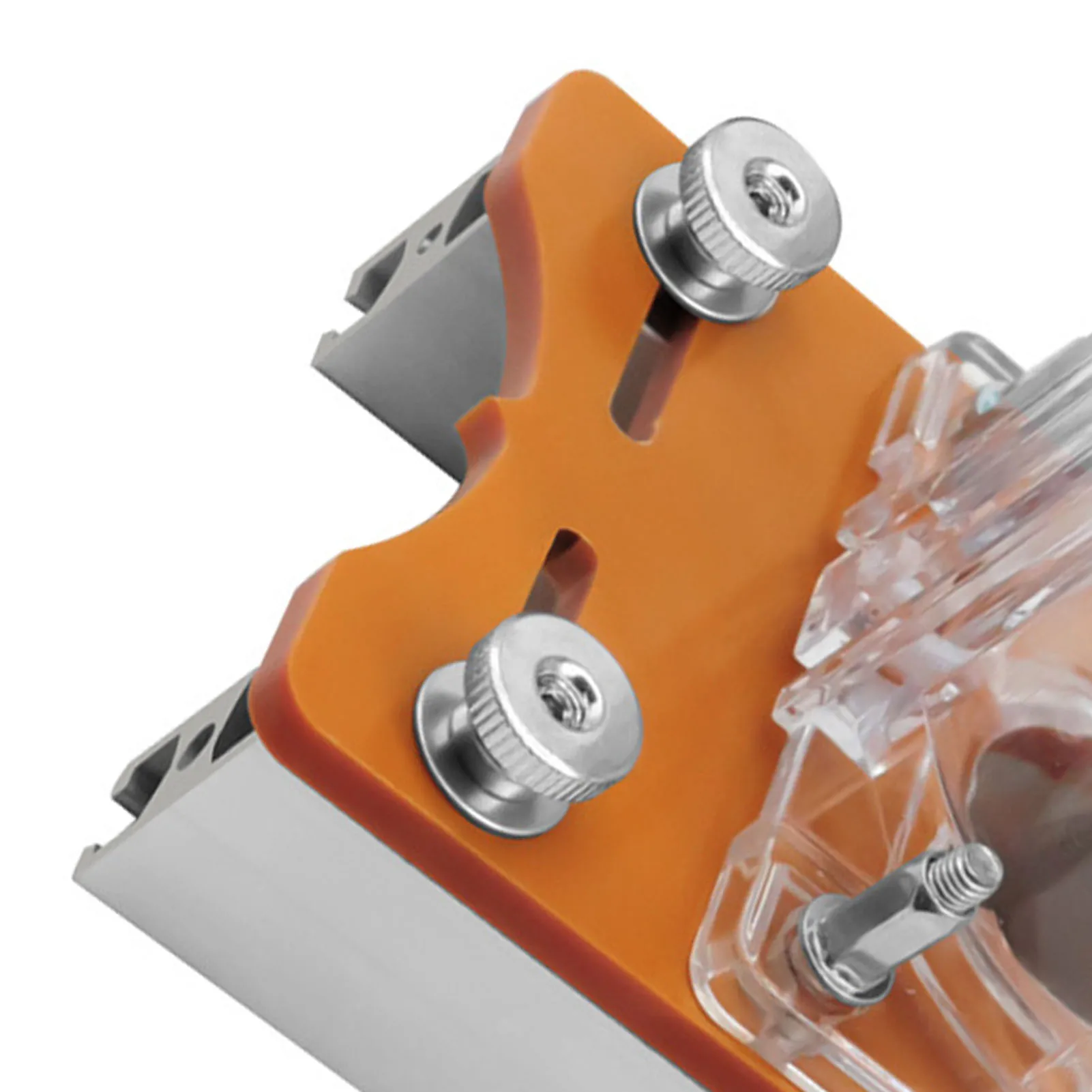 Wood Router Base Compact Wide Application Accurate Slotting Aluminum Alloy Router Slotting Bracket for Finishing