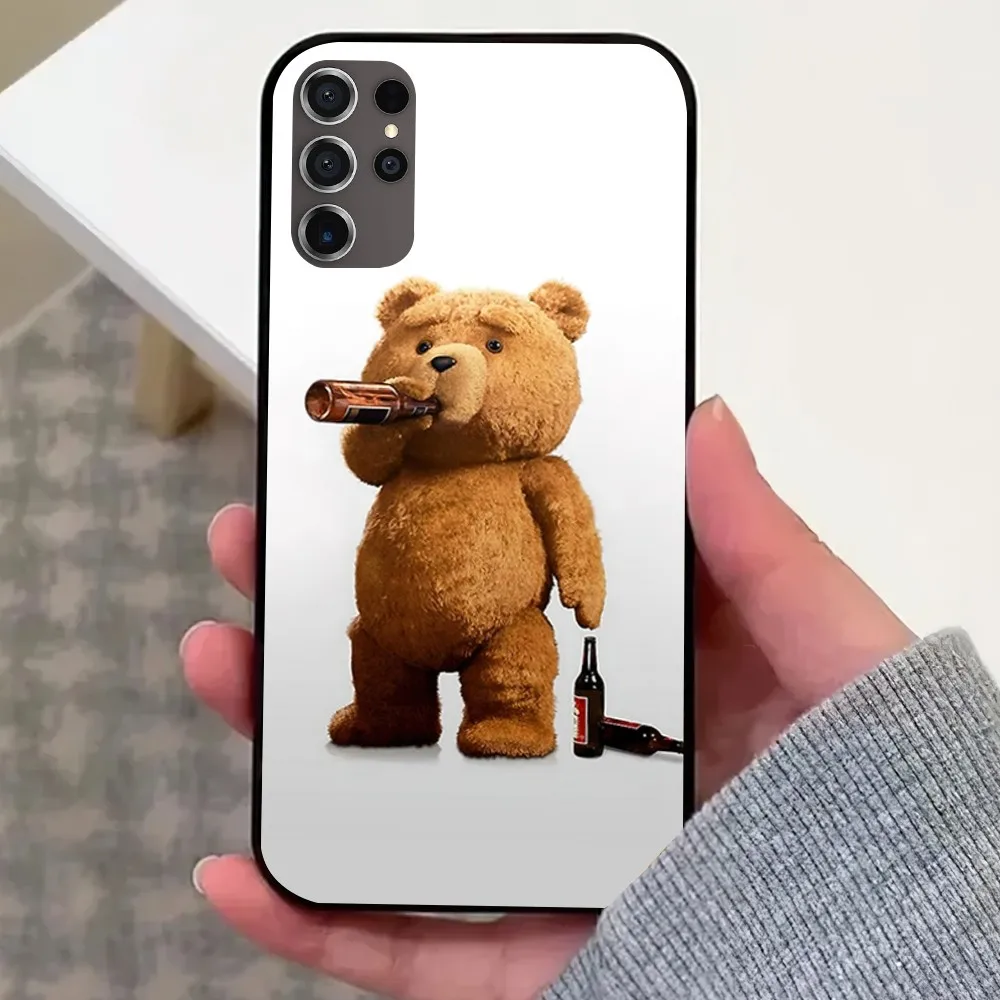 Movie T-Teddy Bear Phone Case For Samsung Galaxy S22 S24 S23 S30 Note 20 10 Plus LITE FE ULTRA Shell