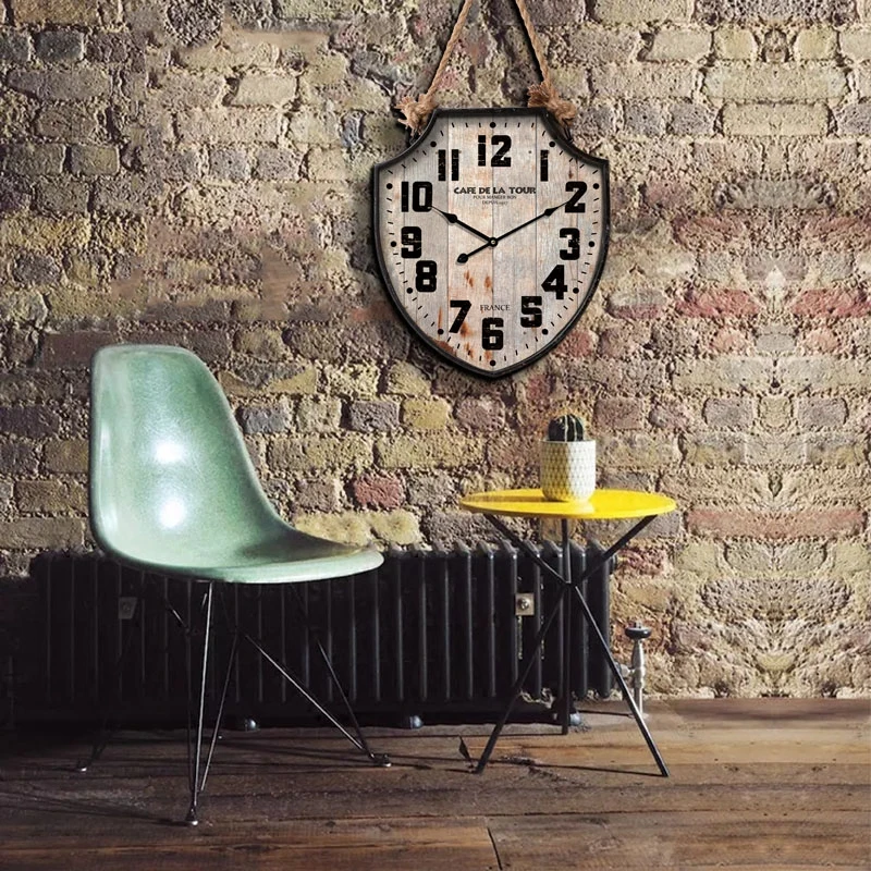 Digital American Clock Wall Vintage Decoration Aesthetic Large Designer Clock Minimalist Reloj Mural Pared Stylish Room Clock