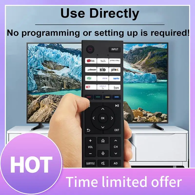 Ganti Remote Control CT-95047 untuk Remote Control TV LED Android Pintar Toshiba 4K