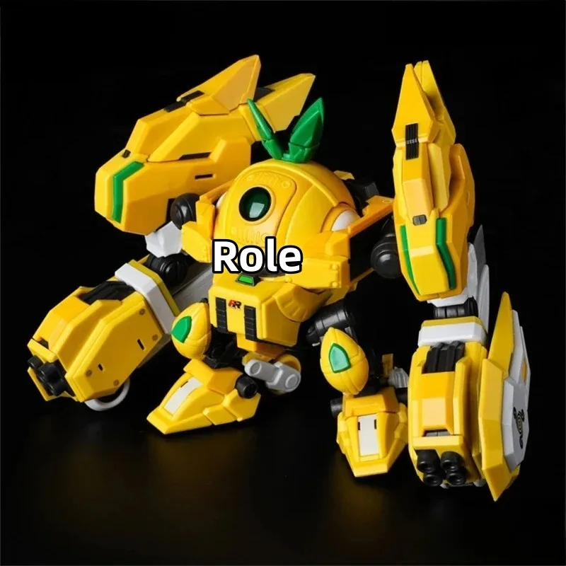 【In Stock】 Robot Pineapple Chopping Mecha Action Assembled Model Hand Figure Children's Toy Gift Collection