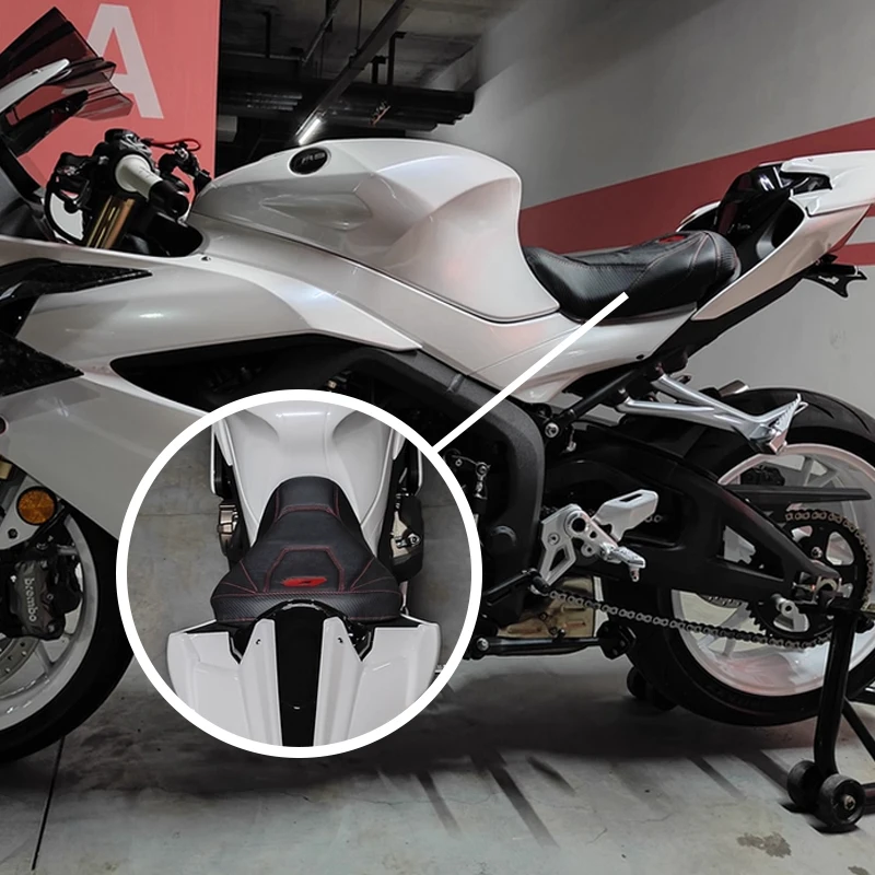 For QJMOTOR SRK800RR SRK600RS SRK 800RR SRK 600RS Motorcycle Accessories High Seat Cushion Modified Lift Seat Cushion Set