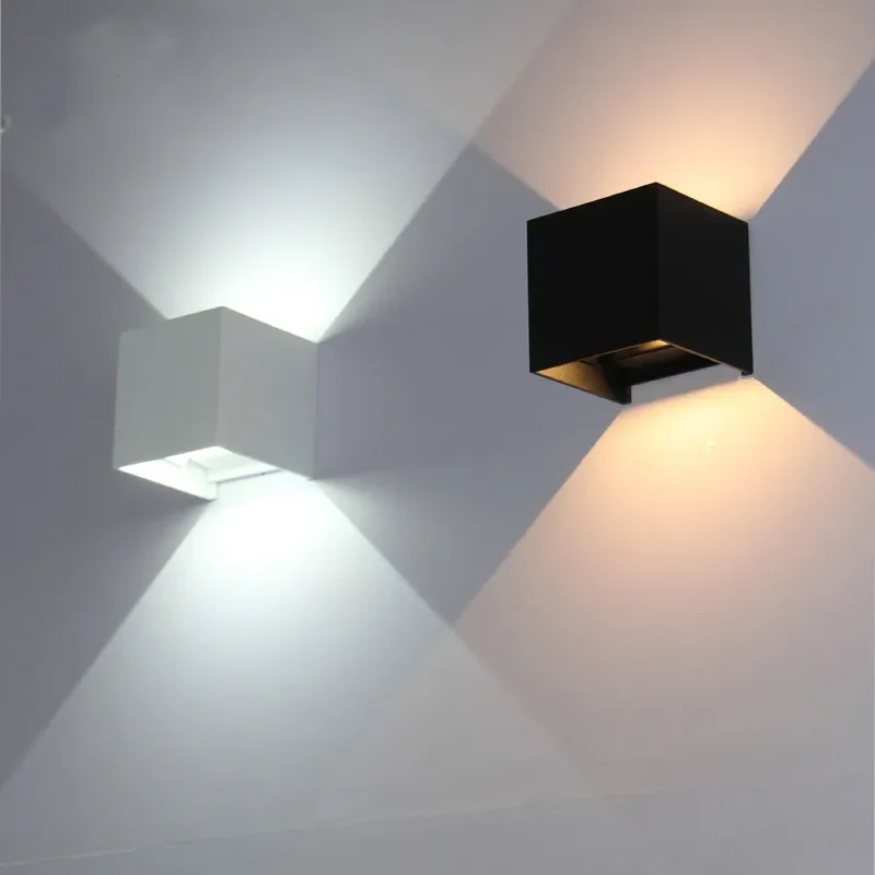 

IP65 cube adjustable surface mounted outdoor led lighting, wall light, up down lamp