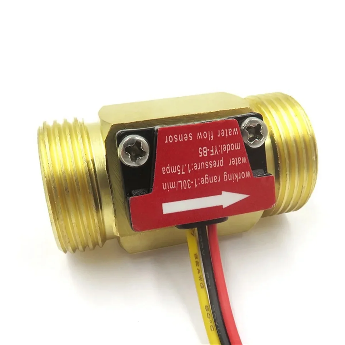 ABYC YF-B5 DN20 G3/4 بوصة مفتاح مستشعر تدفق المياه DC5-18V 1-30L/دقيقة مقياس التدفق للتحكم الصناعي السائل تعميم