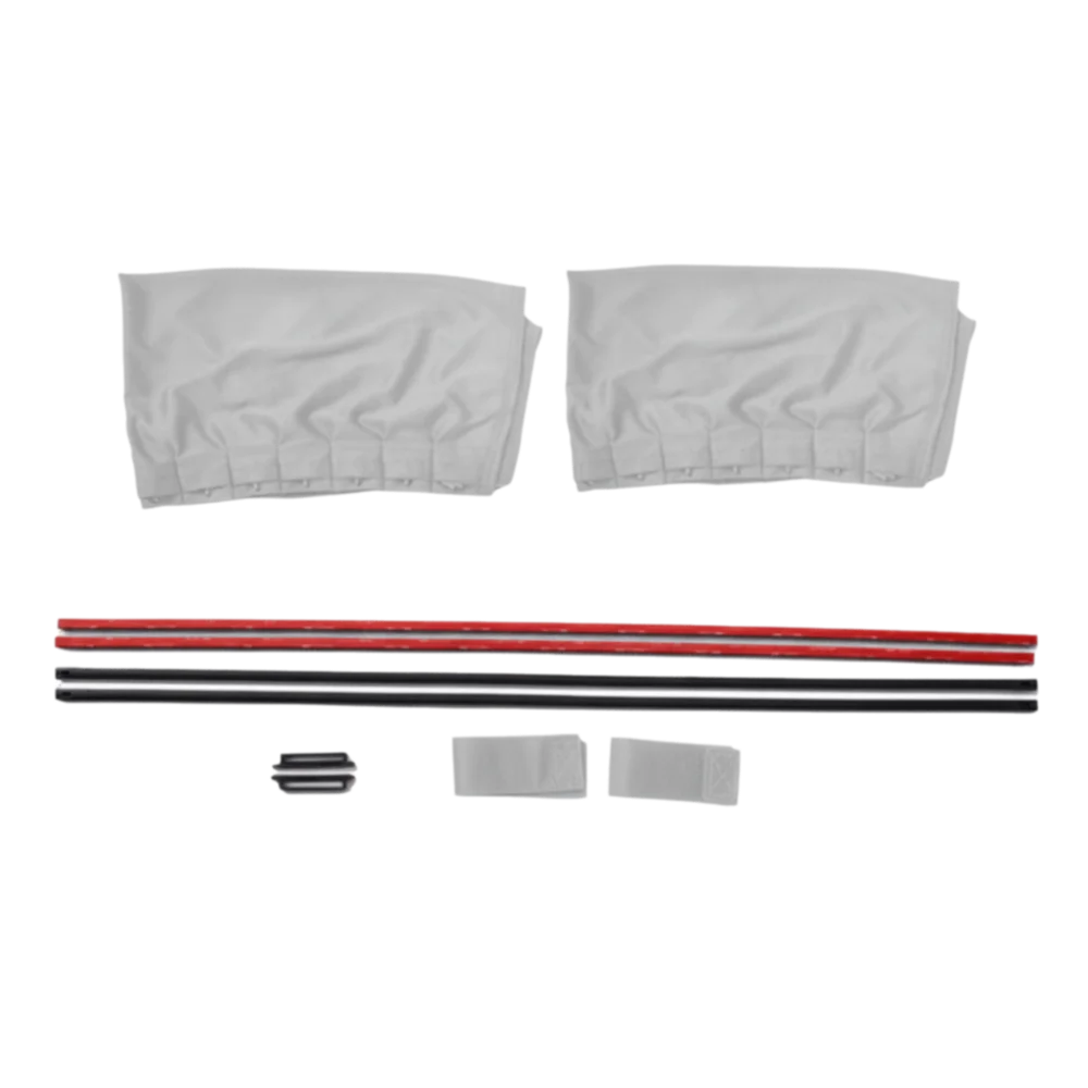 Foldable Design Car Privacy Curtain Easy Installation Sliding Curtain Window Shield Travel Protection Universal Fit