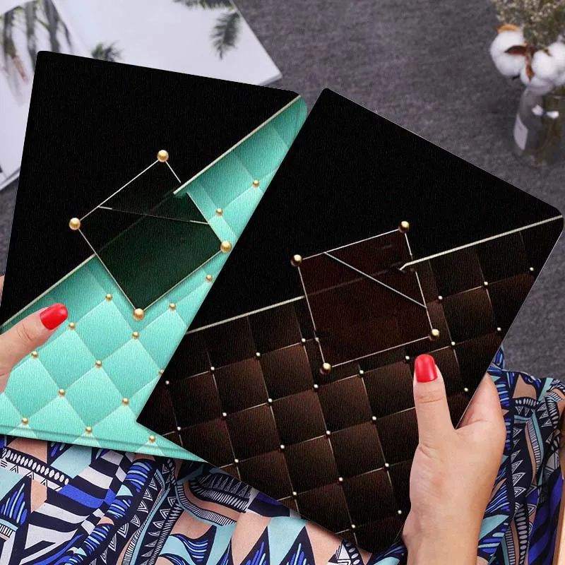 

Square Pattern Decorative Dot Gift For Xiaomi Redmi Mi Poco Pad 2 5 6s 7 7s Ultra Pro Max 14 12.4 12.1 inch Soft Tablet Case