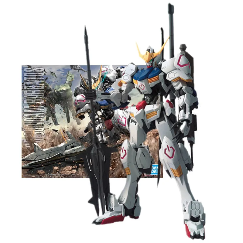 Bandai Genuine Figure Gundam Model Kit Anime Figures MG 1/100 ASW-G-08 Gundam Barbatos Collection Model Action Figure Boys Toys