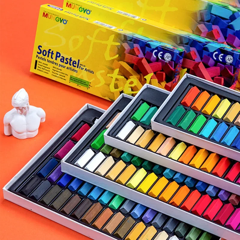 24/32/48/64 Set di gessi colorati adatti ai principianti Una varietà di pittura Pastello Stick Art Painting Cancelleria per studenti