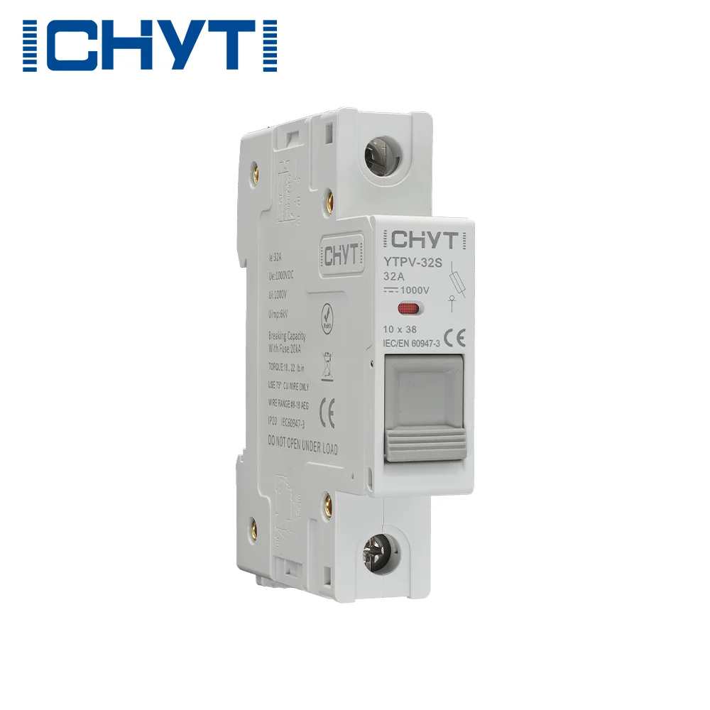 30PCSYTPV-32S Ausziehbarer 1000V Niederspannungsstrom DC Solarstrom Photovoltaik PV Sicherung und Sicherungshalter