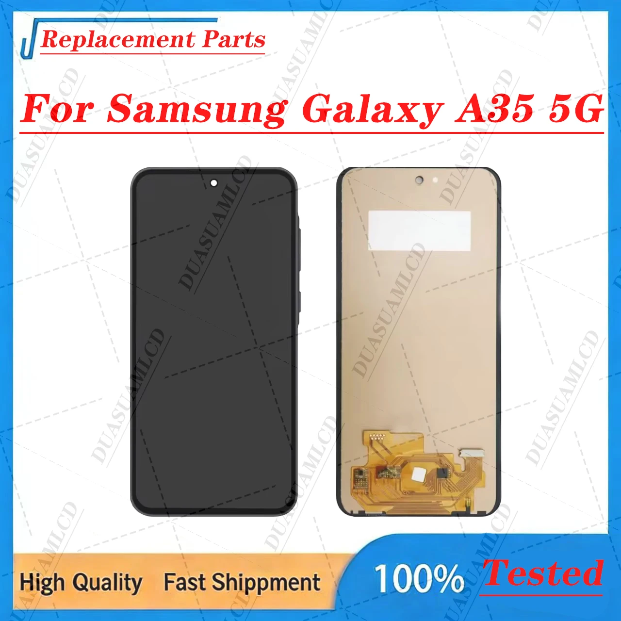 For Samsung Galaxy A35 5G screen replacement 6.6 inches 120hz  Refresh Rate for Smartphone Device Repair
