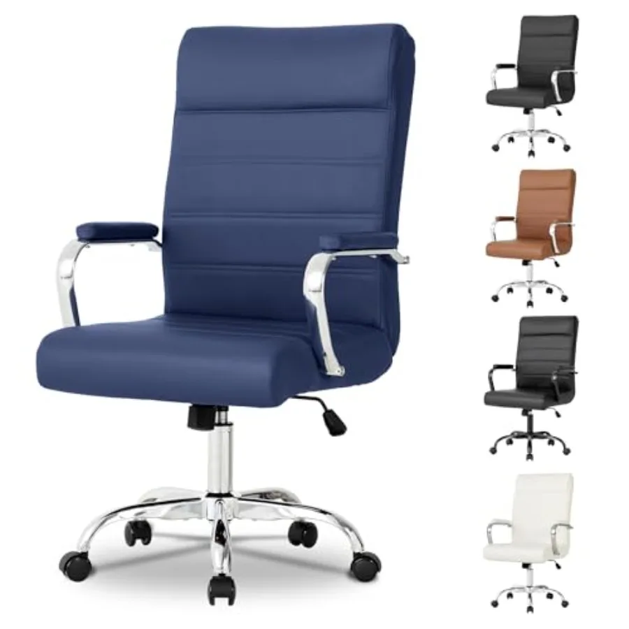 Office Desk Chair for modern conference rooms and home offices: high-back ergonomic design in black mesh with adjustable height