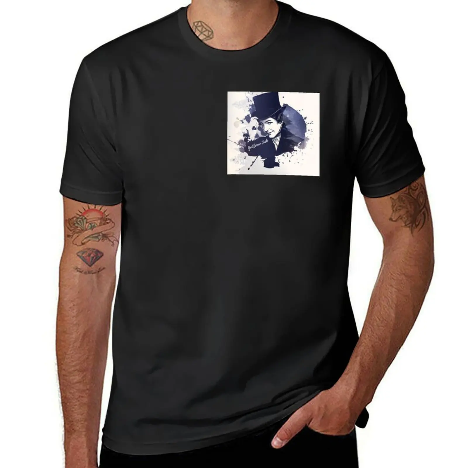 Gentleman Jack T-Shirt customs design your own blacks mens graphic t-shirts big and tall