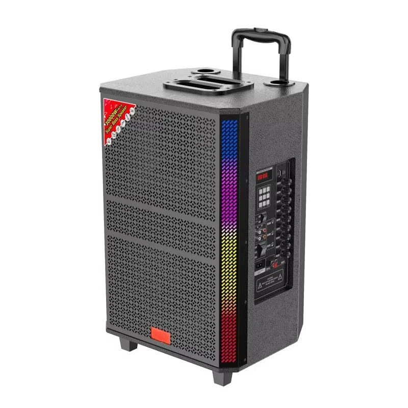 

JQS917 деревянная коробка 12-дюймовый динамик большой динамик с питанием от BT Bluetooth-динамик