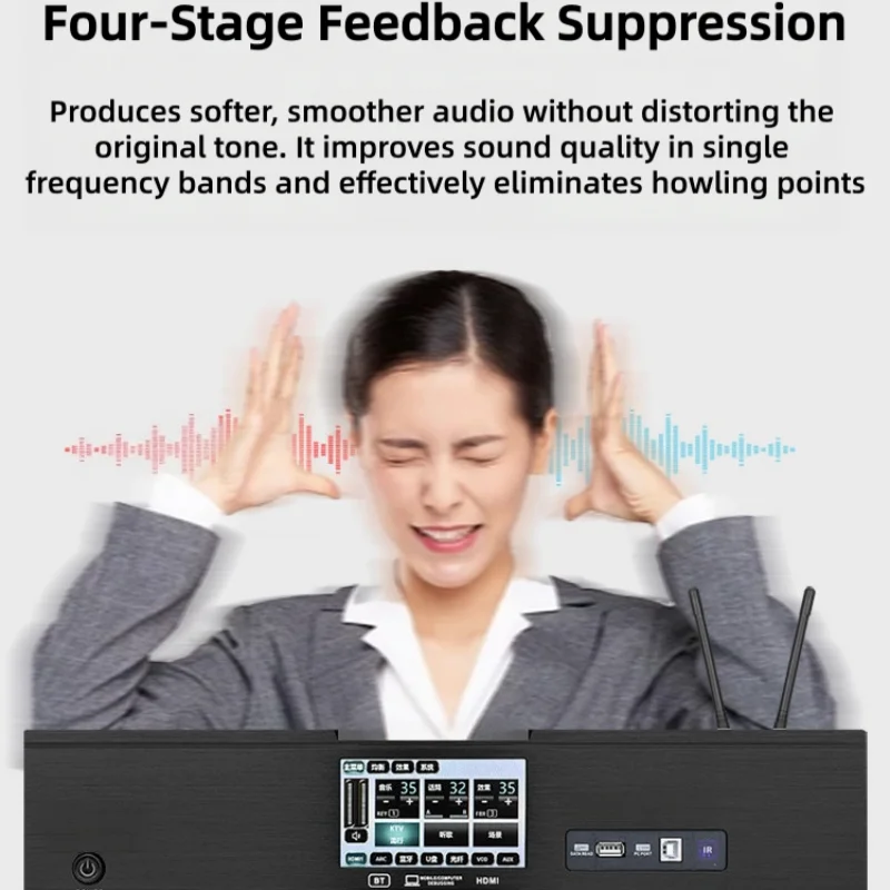 Three-in-One Desktop Bluetooth Speaker Smart Touchscreen Home Multi-functional Headboard Speaker Integrated Set KTV Speaker