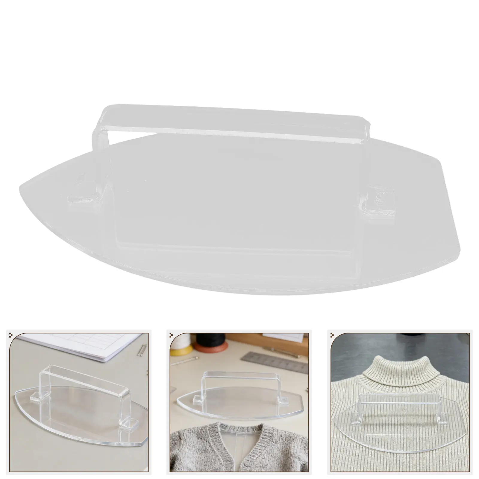 Computerized Flat Knitting Machine Sweater Piece Symmetry Checker Precision Garment Panel Dimension Measuring Ruler for Defect
