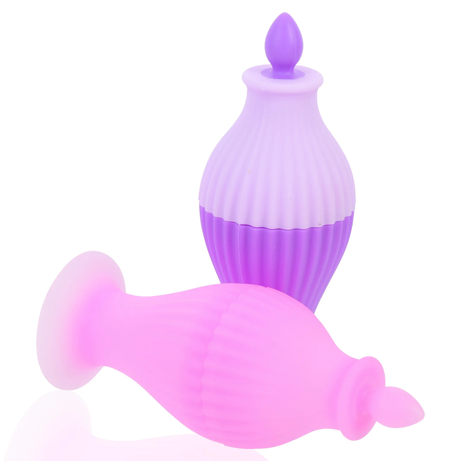 2 ชิ้นสำหรับนวดหน้าซิลิโคน เครื่องมือดูแลผิวหน้า กระชับรูขุมขน ลดอาการบวม ลูกกลิ้งเสริมความงามแบบใช้ซ้ำได้