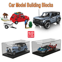 MOULDKING Luxury Cars Series Building Blocks Sports Car Racing Jeep Bus Model Assembly MOC Bricks Ornaments Toy Kid Collect Gift