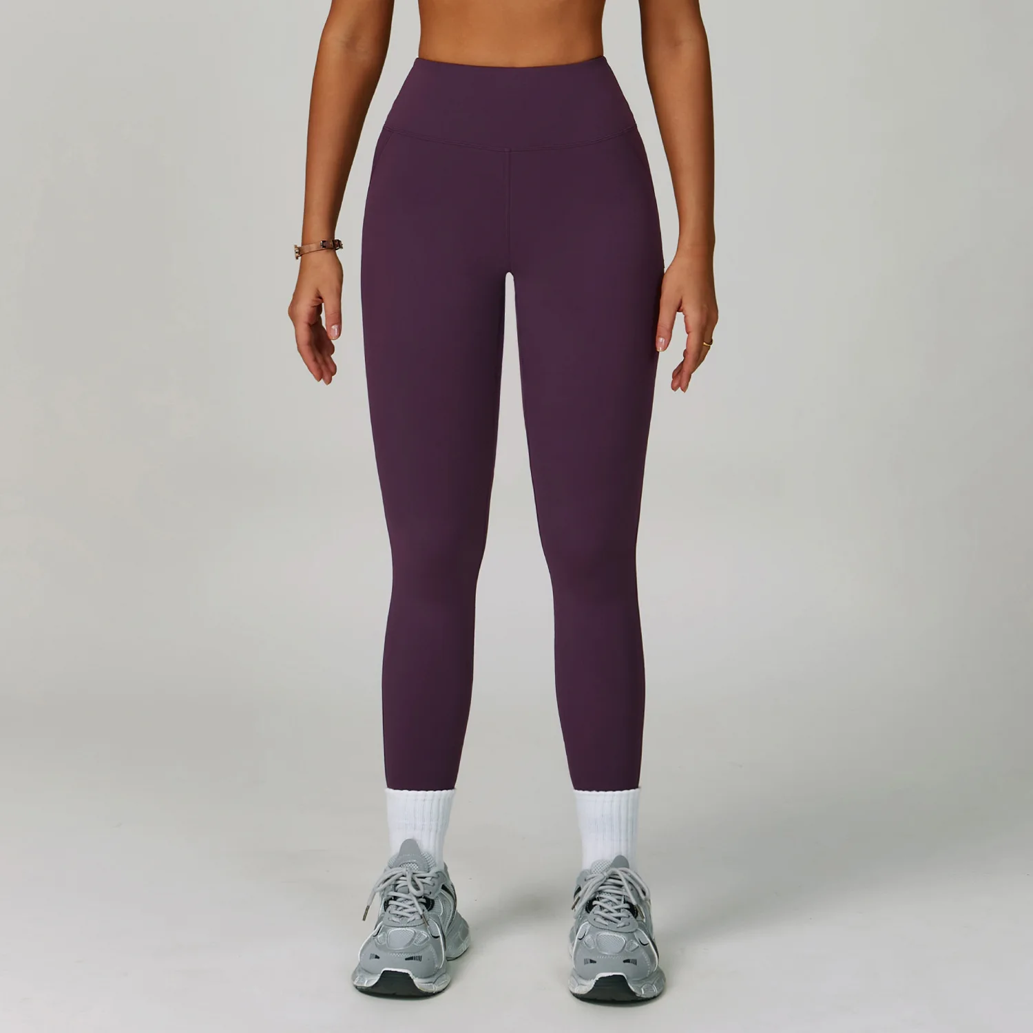 Nuovi leggings sportivi push up per donna Legging a vita alta Pantaloni da allenamento per palestra con controllo della pancia Collant fitness Pantaloni da yoga elasticizzati