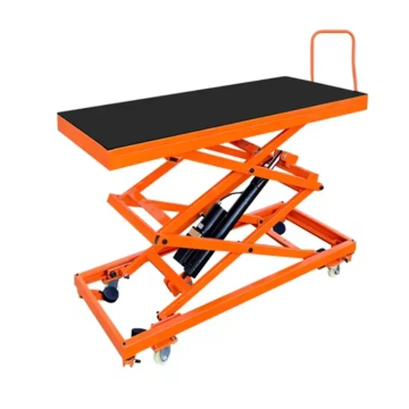 Automatic Electric Lifting Platform Mobile Folding Hydraulic Hoist Machine Load Bearing Trolley For Construction
