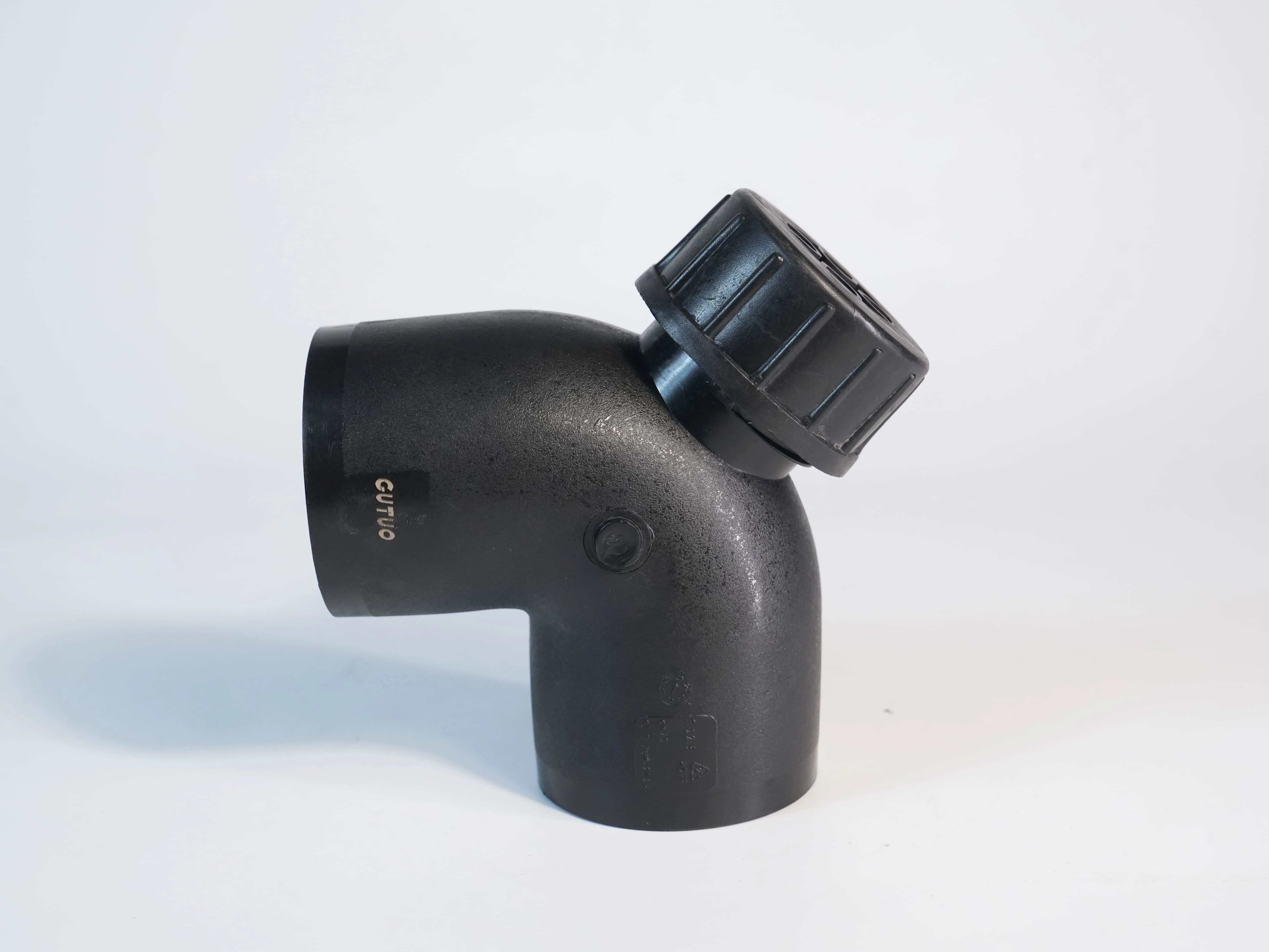 Corrugated 2 Inch Pn16 165Mm Male Adaptor Drainage Quick 45 90 Degree Elbow Adapter Tube Joint Plastic Hdpe Pipe Fittings