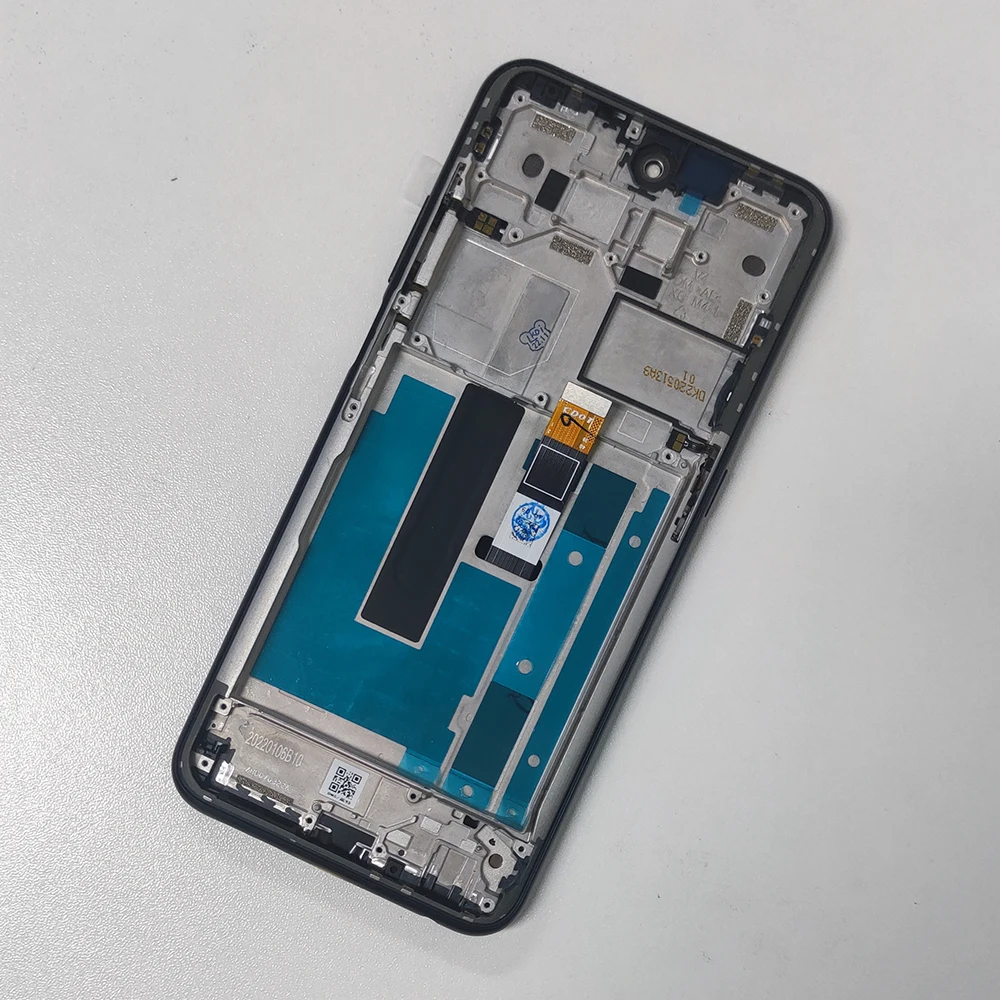 Rakitan Digitizer Layar Sentuh LCD 6,67 "asli dengan Bingkai untuk Nokia X100 5G - Pengganti