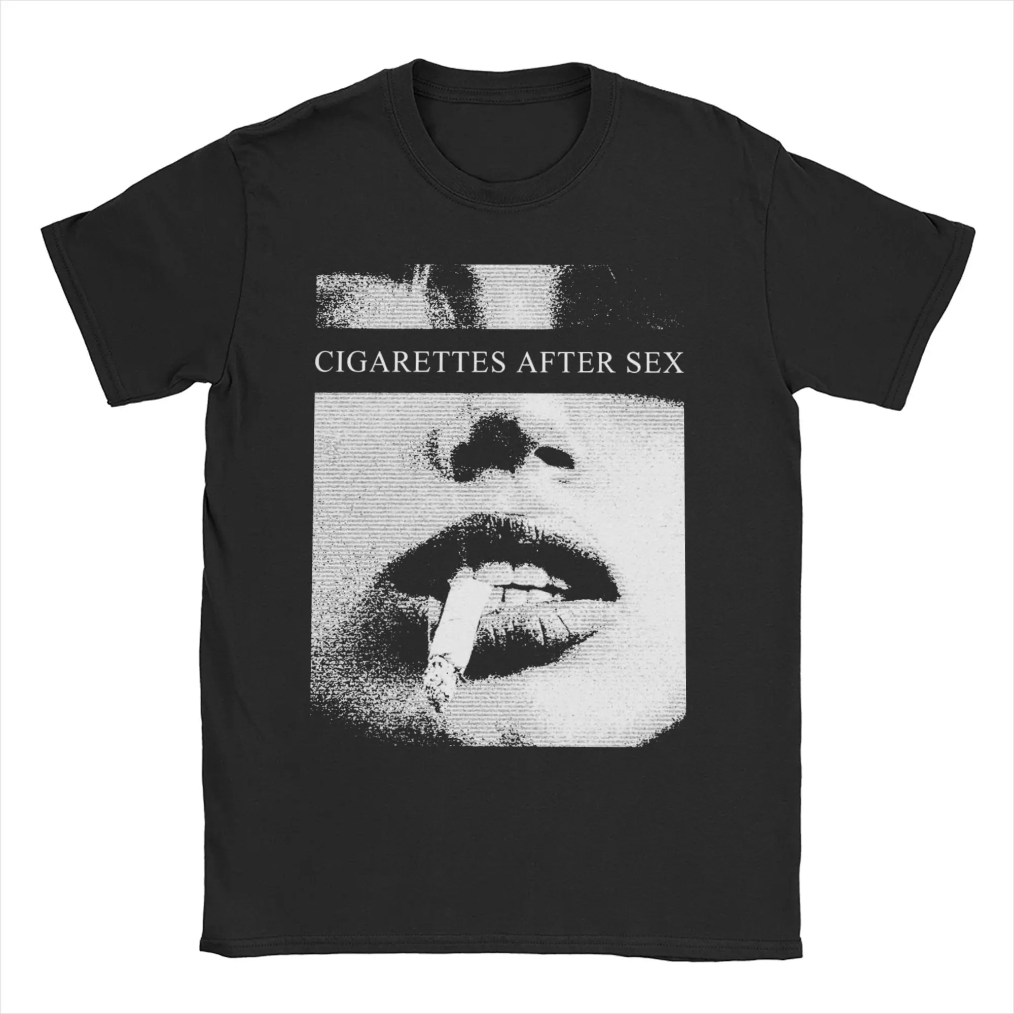 Graphic Printing Cigaretes After Sex Band T Shirt for Men Women Dream Pop Music Pure Cotton Tee Shirt Short Sleeve Clothing