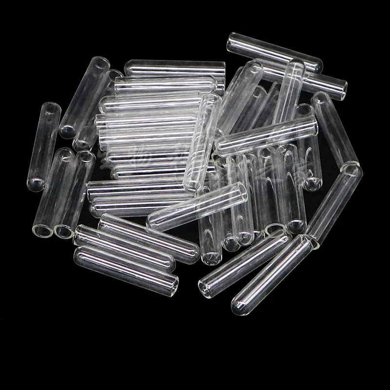 100pcs/lot 6x30mm Mini Clear Glass Fermentation tube, duchenne tube for Teaching/medical/chemical Laboratory experiment