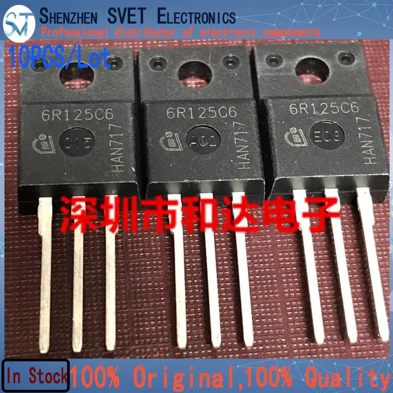 10PCS/Lot IPA60R125C6 6R125C6  TO-220F 650V 89A  100% Inport Original In Stock Ship Fast