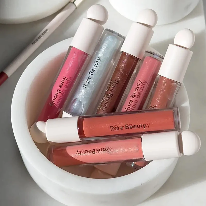 Rare Beauty Rossetto Luminizzante Positive Light, Gloss Labbra Beam Blaze Dazzle Flicker Glimmer Spark, Idratante a Lunga Durata