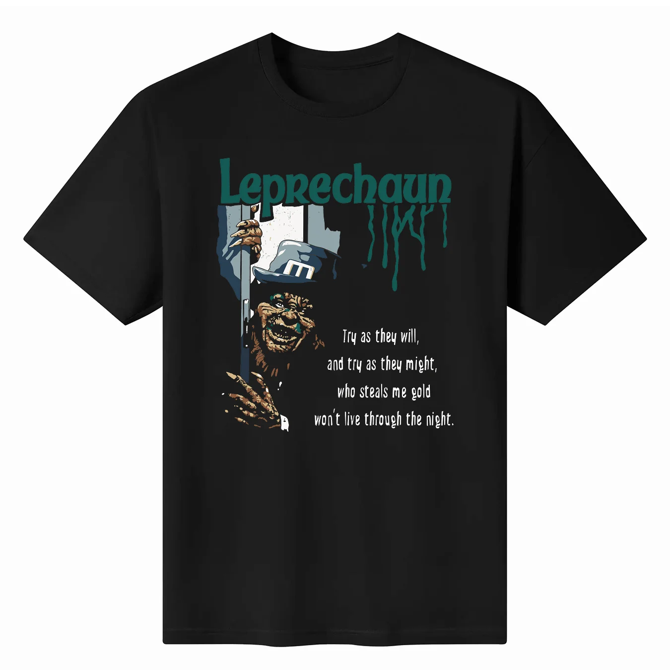 

2024 New Fashion High Quality Leprechaun Try As They Will Men's T Shirt