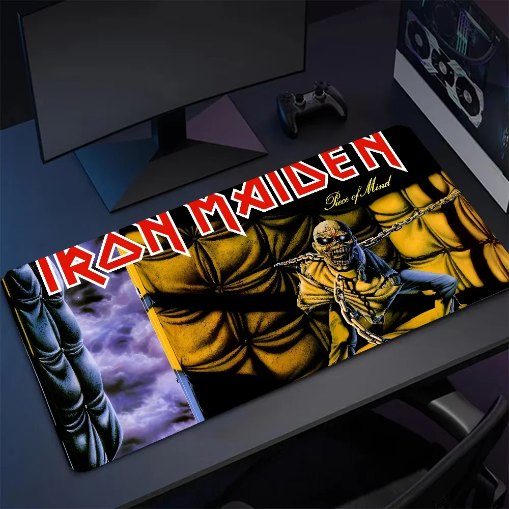 I-iron Maiden Cool Beautiful Anime Mousepad Mousepad Mouse Mat Desk Mat With Pad Gaming Accessories Prime Gaming XXL Keyboard Pa