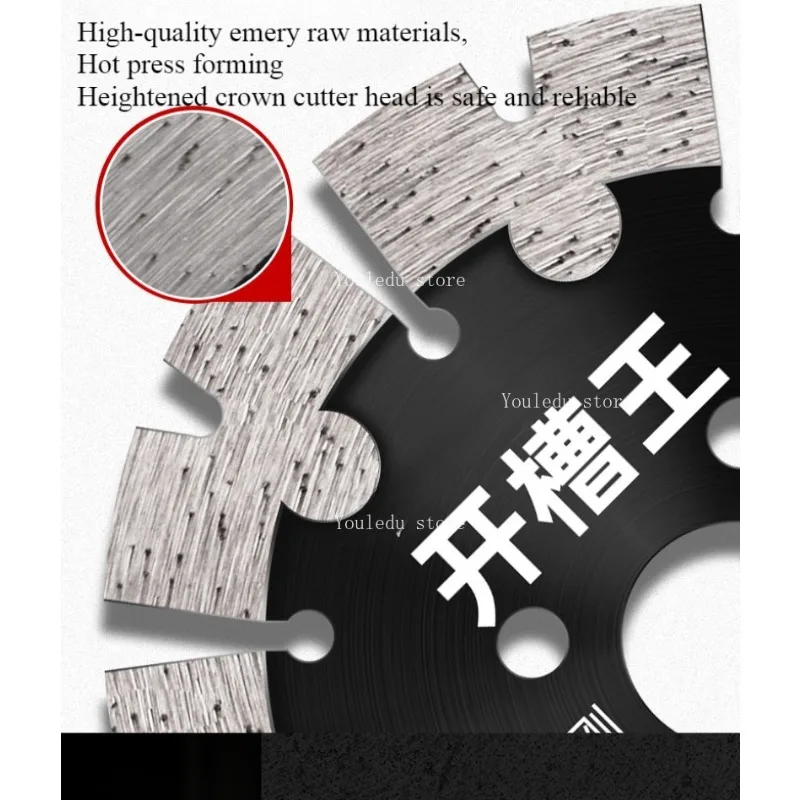 Dry Saw Blades Cutting Discs for Granite Concrete Masonry V-Tooth Corrugated 1Pc Dia 125mm Dry Cut