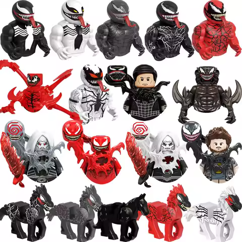 Marvel Legends Carnage Venom Blocks Bricks Anti-Venom Eddie Brock For Toys Gifts Action Figures Building Blocks For Children