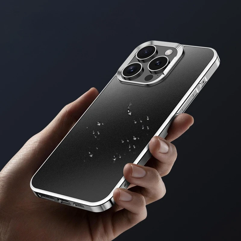 Качественный защитный чехол с гальваническим матовым вращающимся кронштейном и защитой от падения, подходит для iPhone 15, 16, полная серия