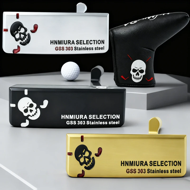 

Головка клюшки для гольфа Golden T-Shaped GSS303 из нержавеющей стали, для правой руки, 3 цвета, унисекс, с чехлом для головки клюшки