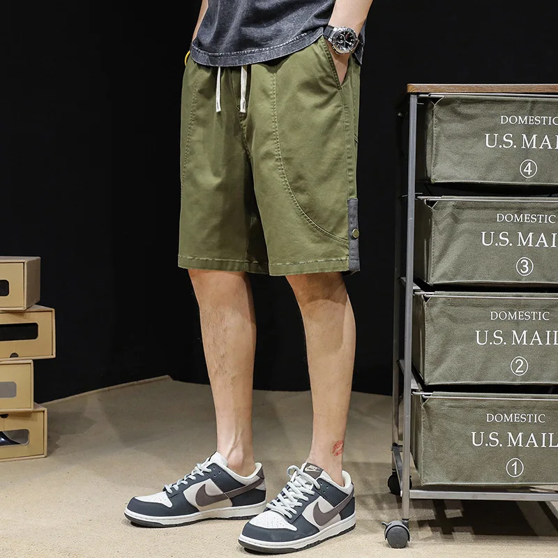 

Trendy Cargo Shorts Men's Quarter Pants Summer Slacks Baggy Plus Size Pants Thin Streetwear