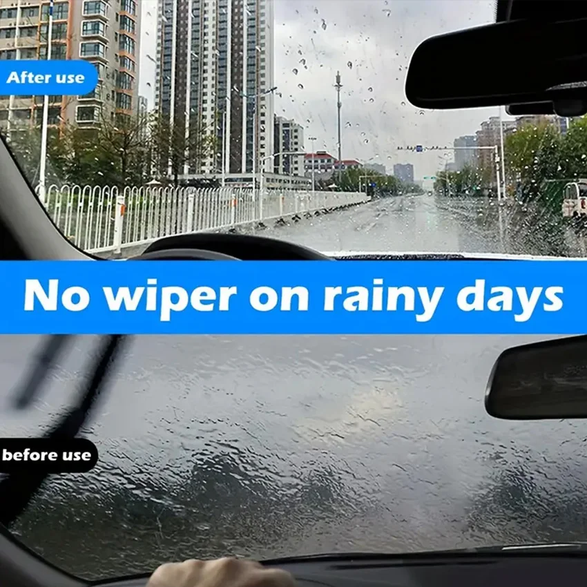 Auto-Wasserabweisender Spray, Anti-Regen-Beschichtung für Autos, hydrophobe Anti-Regen-Flüssigkeit für Windschutzscheiben, Spiegelmaske, Auto-Chemikalie – Detail 5