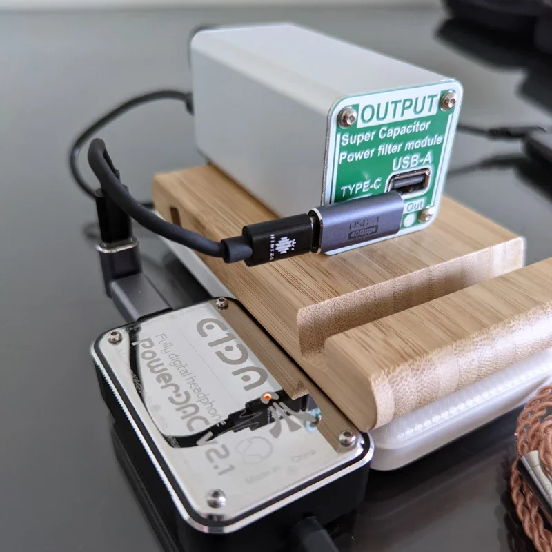 Kaisaya-Filtro de Potência Super Capacitor, Entrada Tipo C, Saída para Raspberry Pi, HiFi Audio, 5V