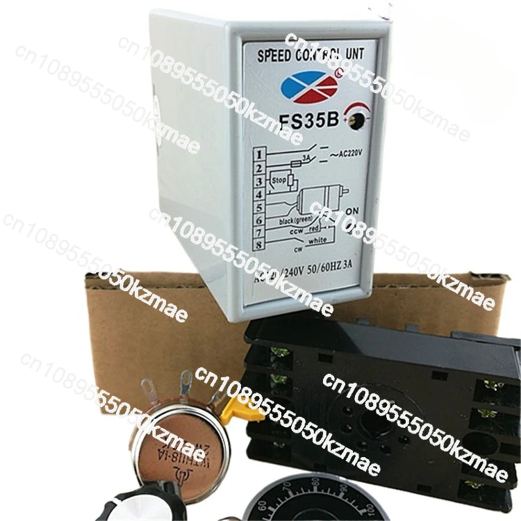 

FS35B Контроллер скорости с разделенным двигателем SS-35 Контроллер однофазного регулятора скорости двигателя AC220V
